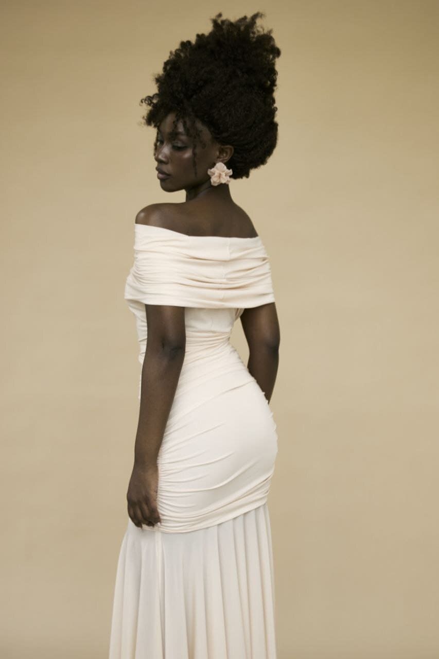 Платье Лика персик