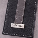 Сумка Саломея 333 мульти итальянский серо-черный