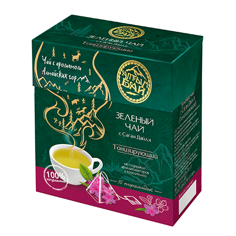Зеленый чай с саган дайля (Тонизирующий), Алтын Бай
