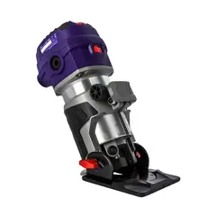 Фрезер сетевой ПУЛЬСАР ФЭ 700C (700Вт, 6-8 мм, 12000-30000 об/мин, сумка, 1,5 кг) + насадки фрезерная, кромочная и наклонная (911-474)