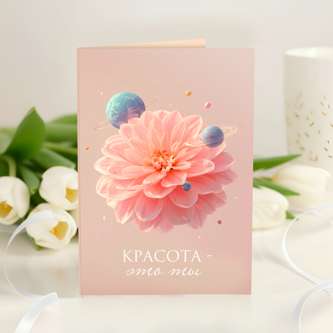 Открытка 4 шоколадки 