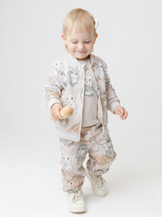 брюки  для девочки  КР 400883/бежевый 0403 Н086 к657