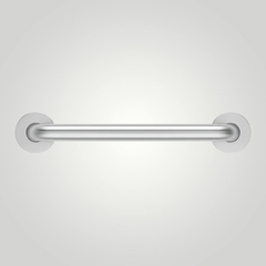 Поручень прямой 600 мм нерж. сталь NOFER 15054.60.S матовый