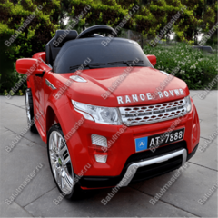 Детский электромобиль "Range Rover" красный, стандартная комплектация