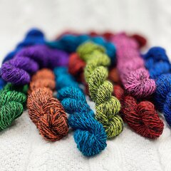 Носочная пряжа Zitron Trekking Duett в пасмах 100 г (425 м)