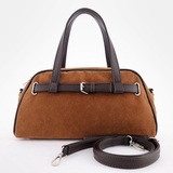 Сумка Саломея 361 эко-замша миндаль