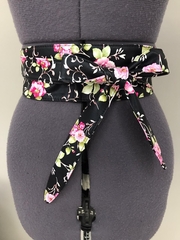 А/ПОЯС(черный/розовый) Valentina