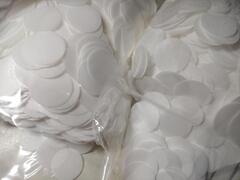 Вафельные Круги для Декора Торта Оптом 2400 шт, d=3.8 см (тонкая вафельная бумага)