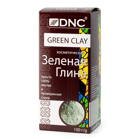 DNC Глина косметическая зеленая (сухая) 100г