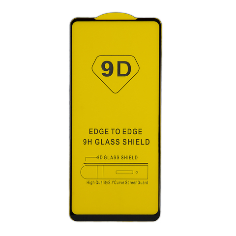 Защитное стекло 9H полный клей Full Glue для Xiaomi Poco X4 Pro (Черная рамка)