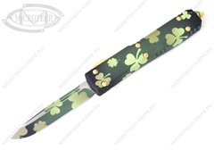 Нож Microtech Ultratech 121-1SPDS Green Lucky Clover 