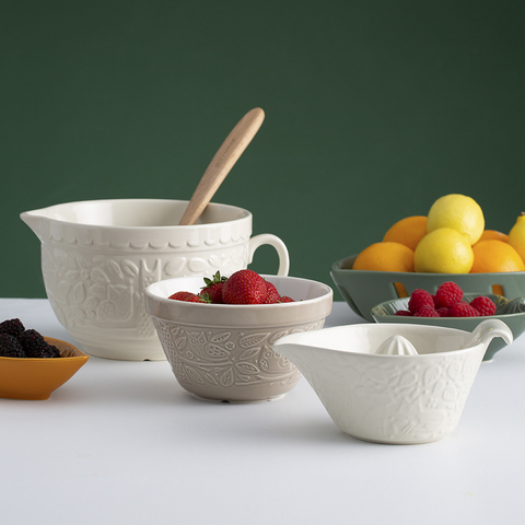 Блюдо для фруктов 19х6х26см Mason Cash In The Forest Leaf зеленое