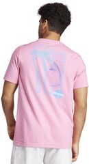 Теннисная футболка Adidas Graphic Play Tennis T-Shirt - bliss pink