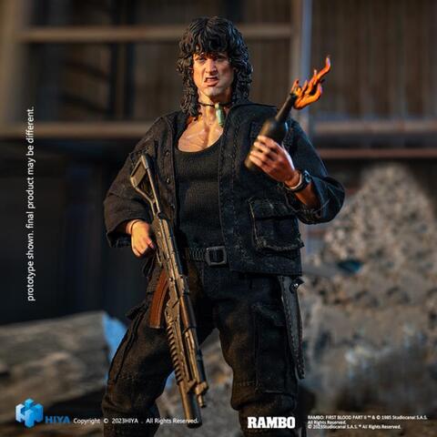 Фигурка Джон Рэмбо масштаб 1/12 Рэмбо 3