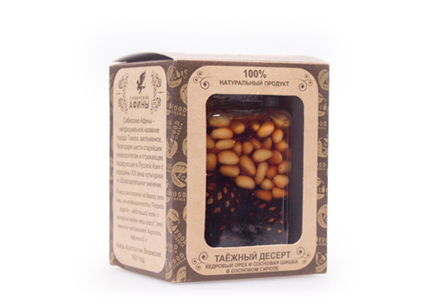Кедровый орех "Сибирские Афины" в сиропе, 230г