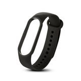 Силиконовый ремешок Silicon Loop для Xiaomi Mi Band 5, 6 (Черный)