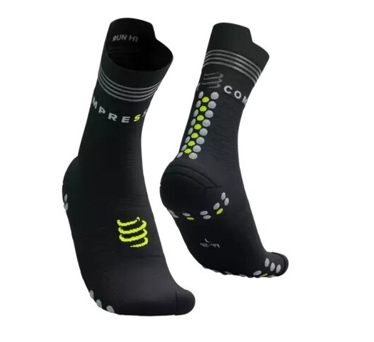 Носки V4 Run Hi Flash - Black/Fluo Yellow