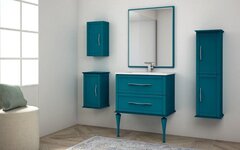 Cezares 45043 TIFFANY Зеркало со встроенной LED подстветкой, системой Антизапотевания, реверсивное 45043 Bianco opaco, 73х4х90 фото