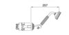 Cezares OLIMP-KD-03/24 OLIMP-KD-03/24 Ручной душ со шлангом 150 см и держателем, золото