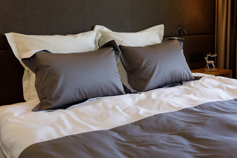 Постельное белье семейное Von der Thannen Twist grey&white