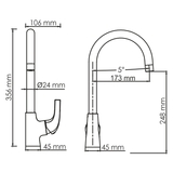 Sauer 7107 Смеситель для кухни