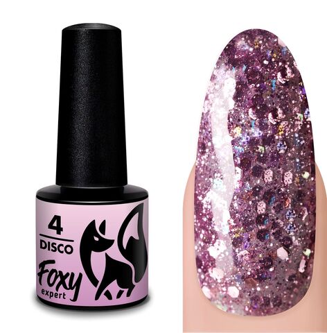 Гель-лак дизайн (Gel polish DISCO) #04, 5 ml