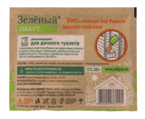 Доктор Робик "Зеленый пакет" для дачного туалета, 30 гр