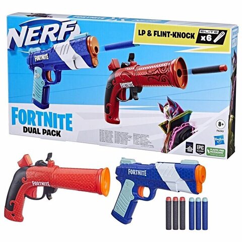 Nerf Fortnite Dual Pack LP & Flint-Knock