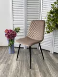 фото 5 Стул DUKE BLUVEL-40 BEIGE, велюр / черный каркас М-City на profcook.ru