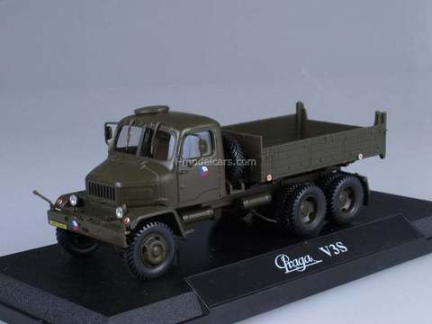 Praga V3S Army tipper truck 6х6 1953 Abrex 1:43