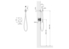 Aquatek AQ1119BGM AQ1119BGM БЕТТА набор с гигиеническим душем (смеситель + гигиеническая лейка + шланг + шланговое подсоединение с держателем), шлиф. черный хром