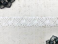 Кружево хлопковое/Тесьма вязаная 20.01.119, ш. 2 см, белый