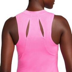 Топ теннисный Nike Court Dri-Fit Advantage Tank - playful pink/playful pink/white