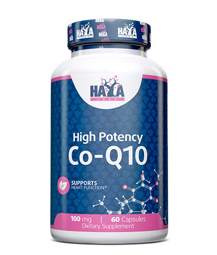 Коэнзим Q10 100 мг, High Potency Co-Q10, Haya Labs,60 капсул