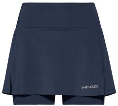 Детская теннисная юбка Head Club Basic Skort - dark blue