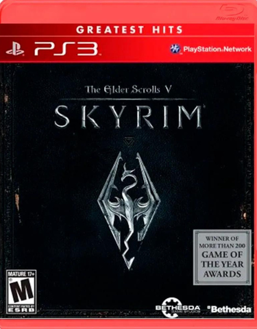 The Elder Scrolls V: Skyrim Greatest Hits (диск для PS3, полностью на английском языке