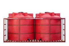 Кассета для перевозки ЖКУ 2*4500 Пластерра PT KAS (10000 л.) вертикальный (4120x2080x1930см;красный) - арт.561541