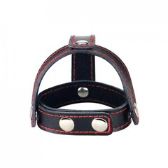 Кожаный бондаж на мошонку и пенис Bondage Fetish Lovetoy