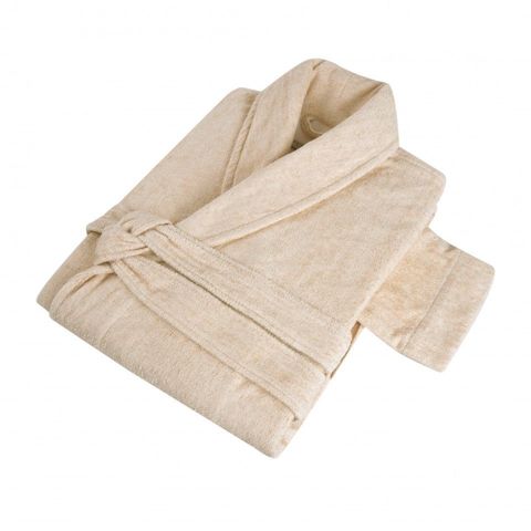 Халат махровый Hamam Grain льняной