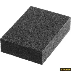 STAYER Р320, 100 х 68 х 26 мм, четырехсторонняя, шлифовальная губка (3560-4)