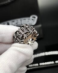 50812- Кольцо широкое Кресты -CEMETERY RING  CHROME HEARTS