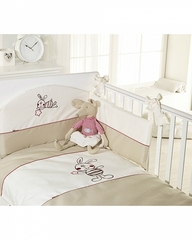 Комплект в кроватку 6 предметов Sestetto high CONIGLIETTO (beige)