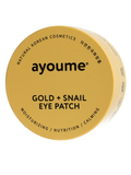 Патчи для глаз с золотом и улиточным муцином Gold + Snail Eye Patch AYOUME