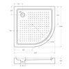 Cezares TRAY-A-R-100-550-15-W0 АКРИЛОВЫЙ ПОДДОН