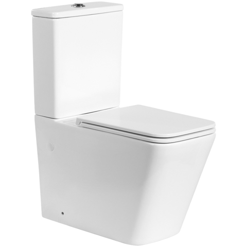 BelBagno BB02093CPR/BB2312SC Унитаз-компакт безободковый BelBagno ARDENTE-R BB02093CPR/BB2312SC