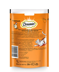 Dreamies лакомство для кошек с курицей 30 г