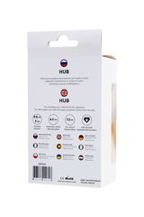 Фиолетовая анальная втулка Hub - 7,2 см. - 