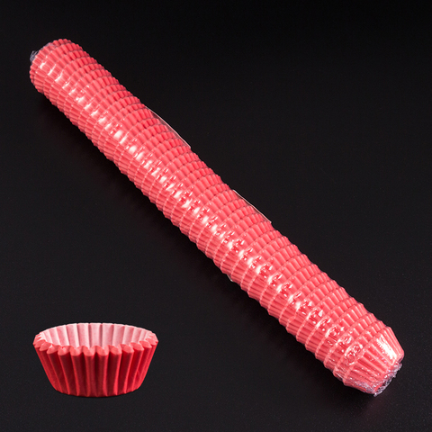 Капсулы бумажные для конфет Красные 25*18 мм, 1000 шт