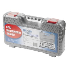 НИЗ Шоферский инструмент №2Д, 15 предм., 1/2?, в пластиковом кейсе, набор торцовых головок (2761-20)