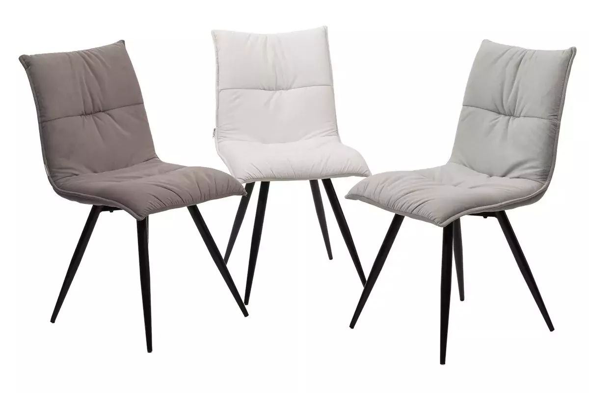 Стул CIRA VT7002-4 Тауп, без пальчиковый велюр/ черный каркас М-City
